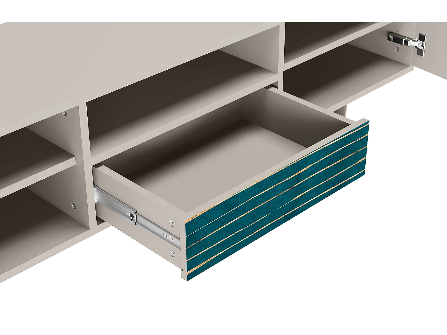 Szafka RTV - 170х59х41 cm - T6 - Ocean Drive, Piaskowy