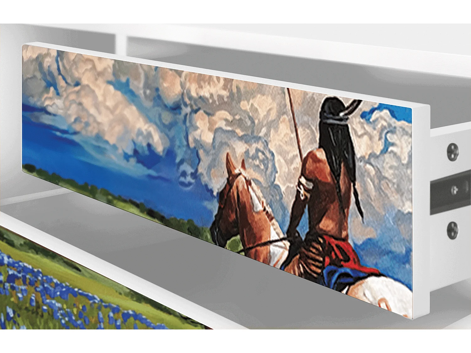 Meuble TV - 170х59х48 cm - T4 - Thunderheads by Dean, Blanc