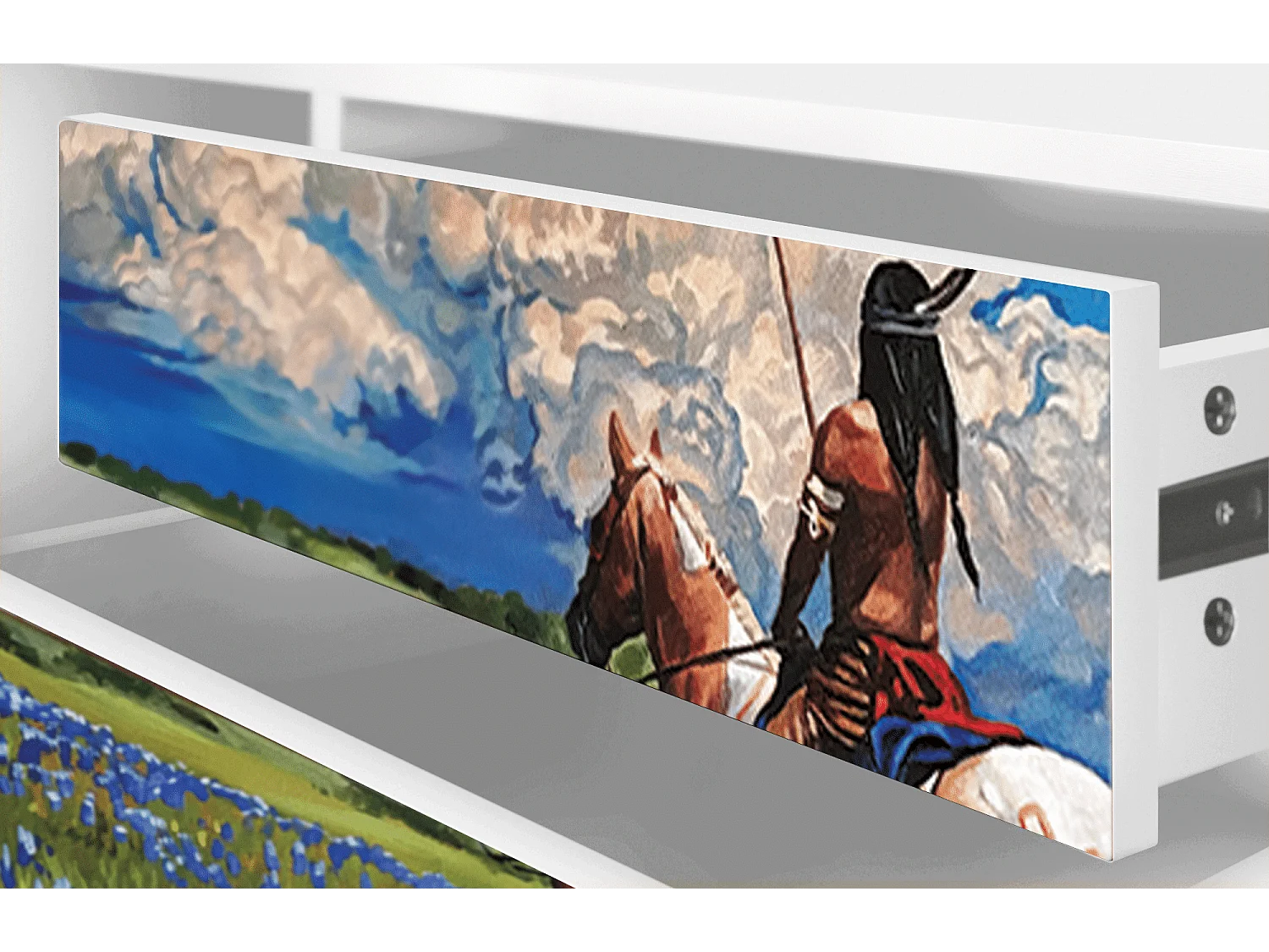 Meuble TV - 170х59х48 cm - T4 - Thunderheads by Dean, Blanc