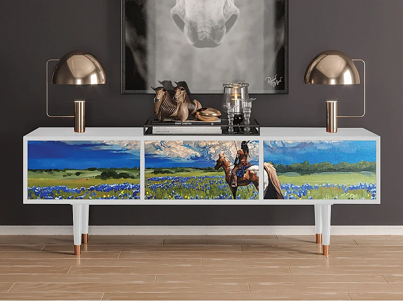 TV-meubel - 170х59х48 cm - T4 - Thunderheads by Dean, Wit