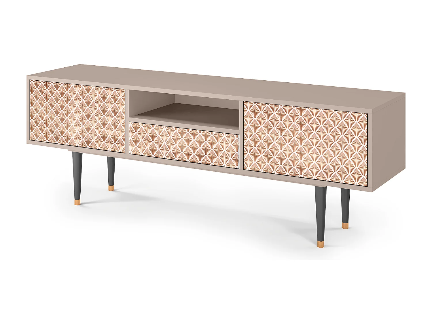 Meuble TV - 170х59х41 cm - T6 - Pastel Sunrise, Sable