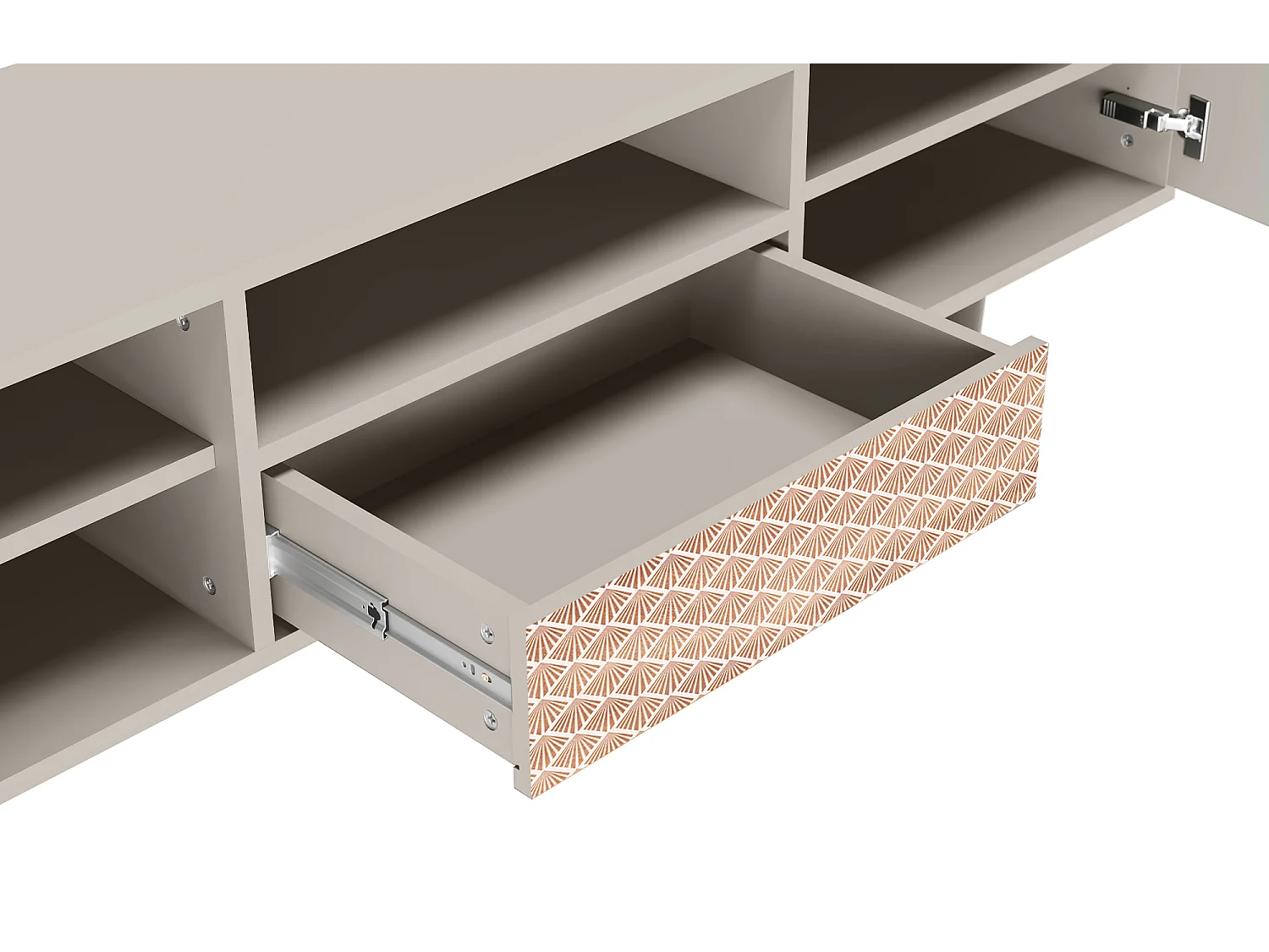 TV-Möbel - 170х59х41 cm - T6 - Pastel Sunrise, Sand
