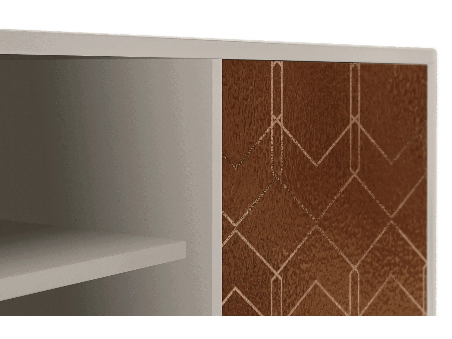 Meuble TV - 170х69х48 cm - T2 - Chocolate Bar, Sable