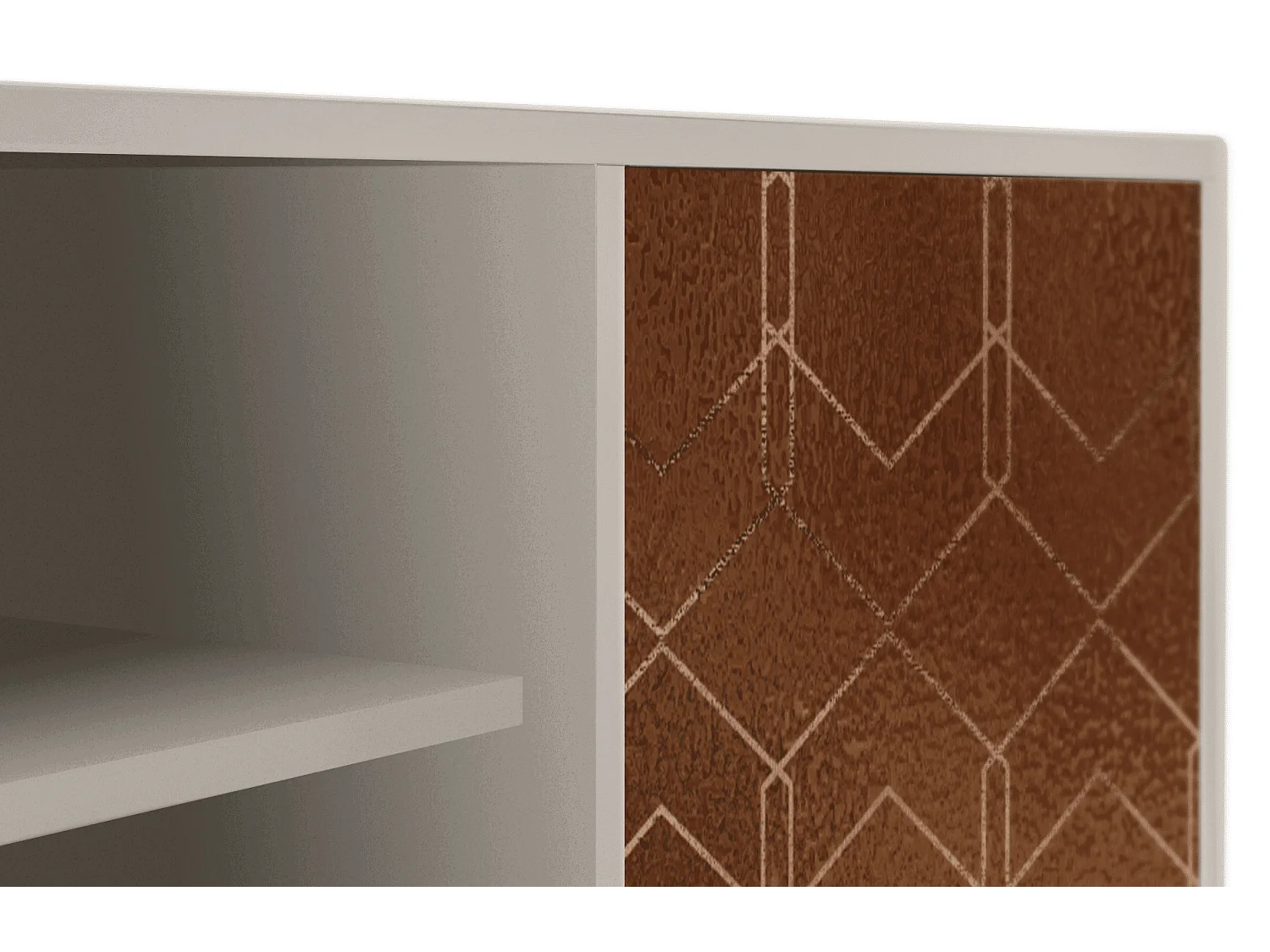 Meuble TV - 170х69х48 cm - T2 - Chocolate Bar, Sable