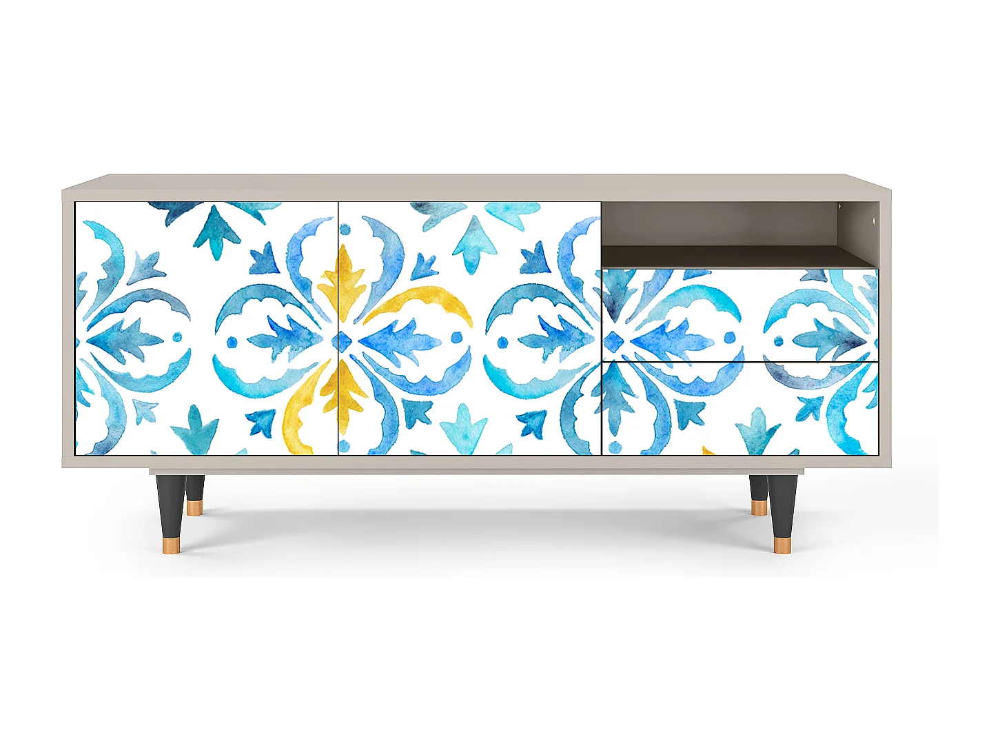 Mobile TV - 125х56х41 cm - T7 - Lisbon Flover, Sabbia