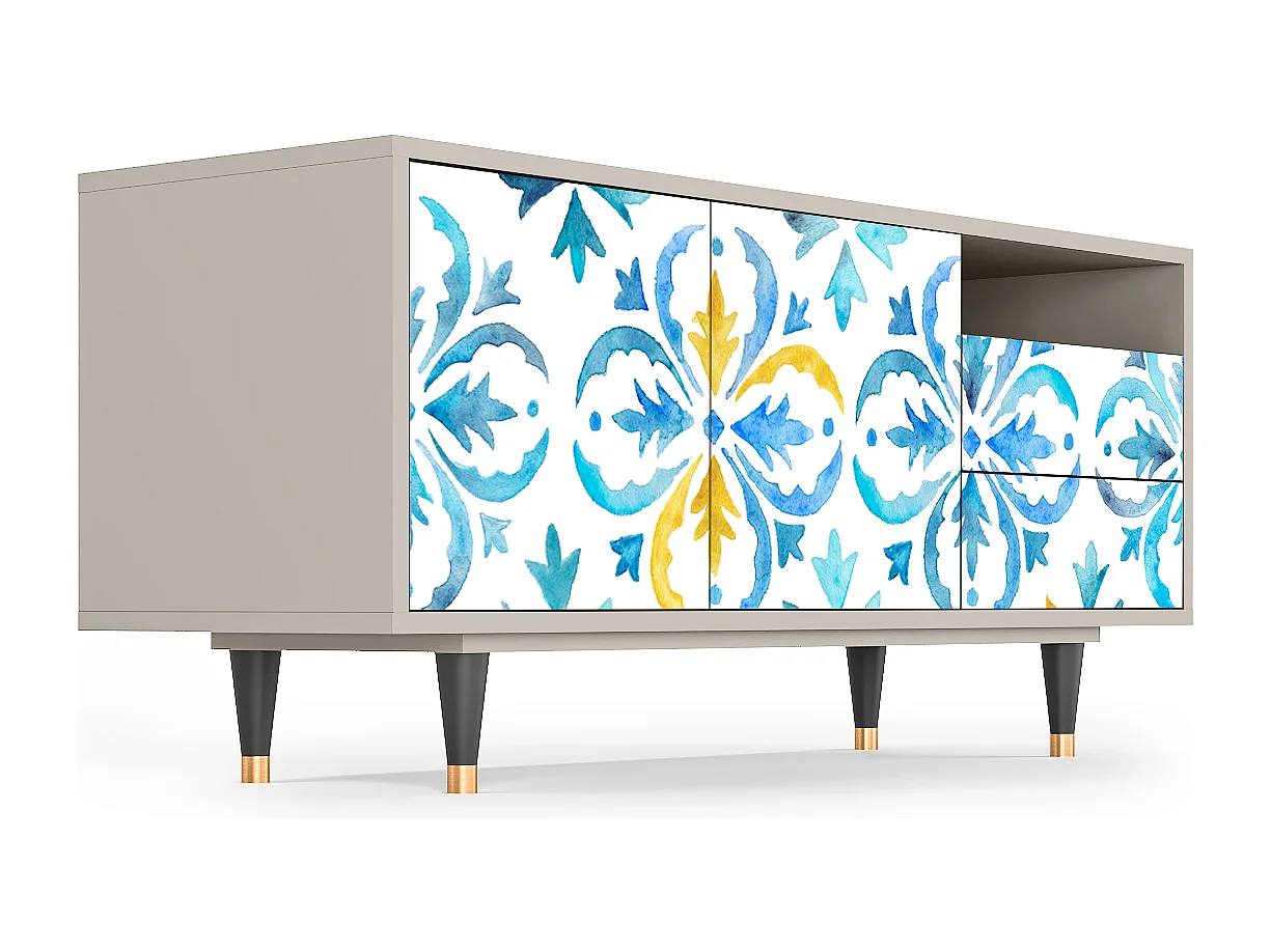 Mobile TV - 125х56х41 cm - T7 - Lisbon Flover, Sabbia