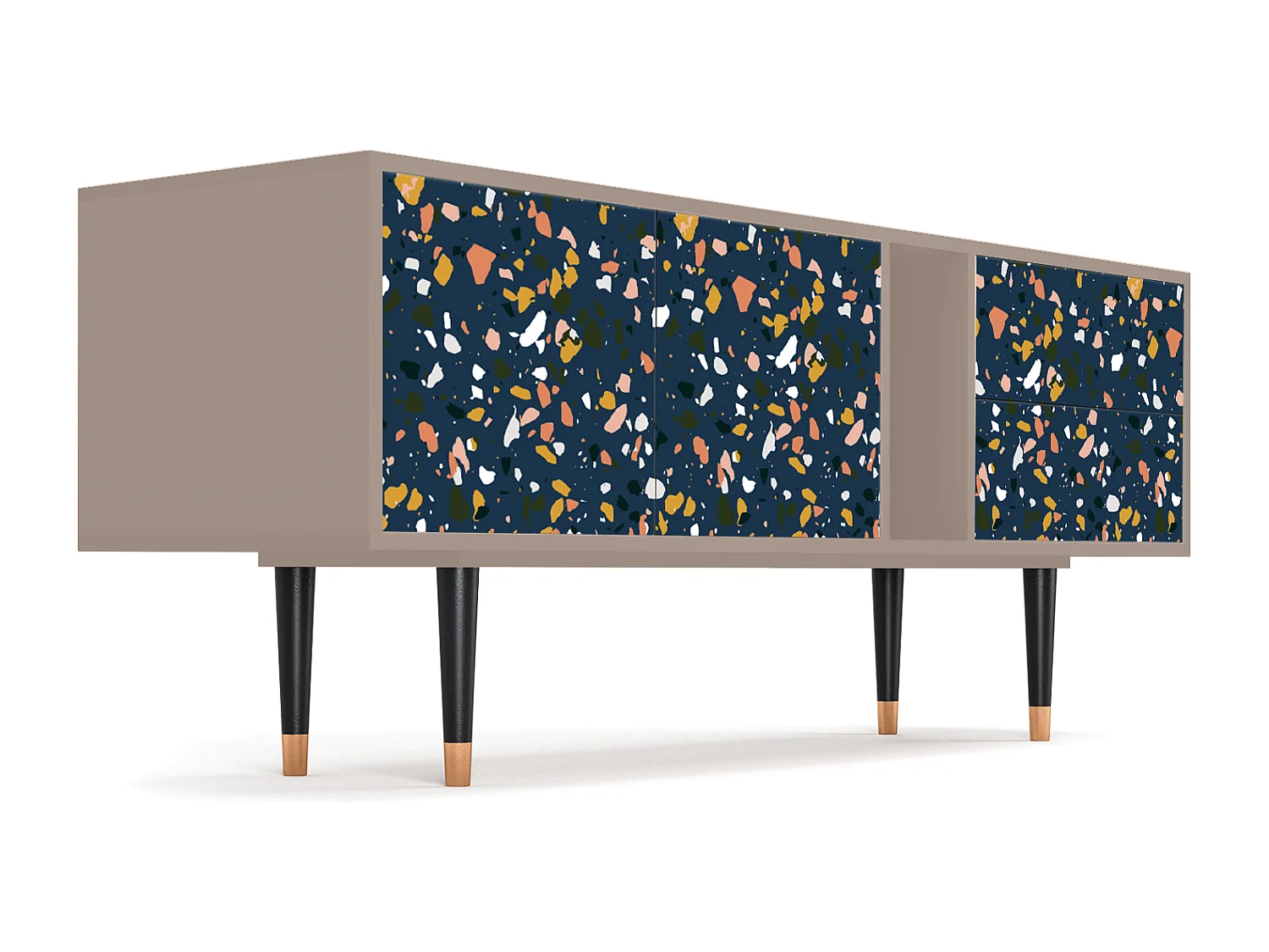 Meuble TV - 170х69х48 cm - T1 - Night Sky Langhterns, Latte