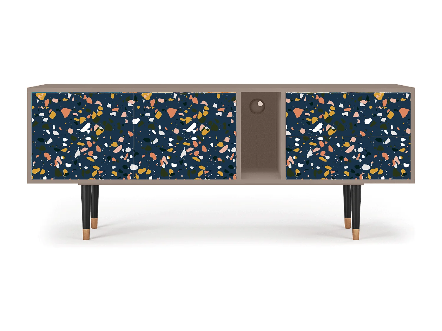 Meuble TV - 170х69х48 cm - T1 - Night Sky Langhterns, Latte