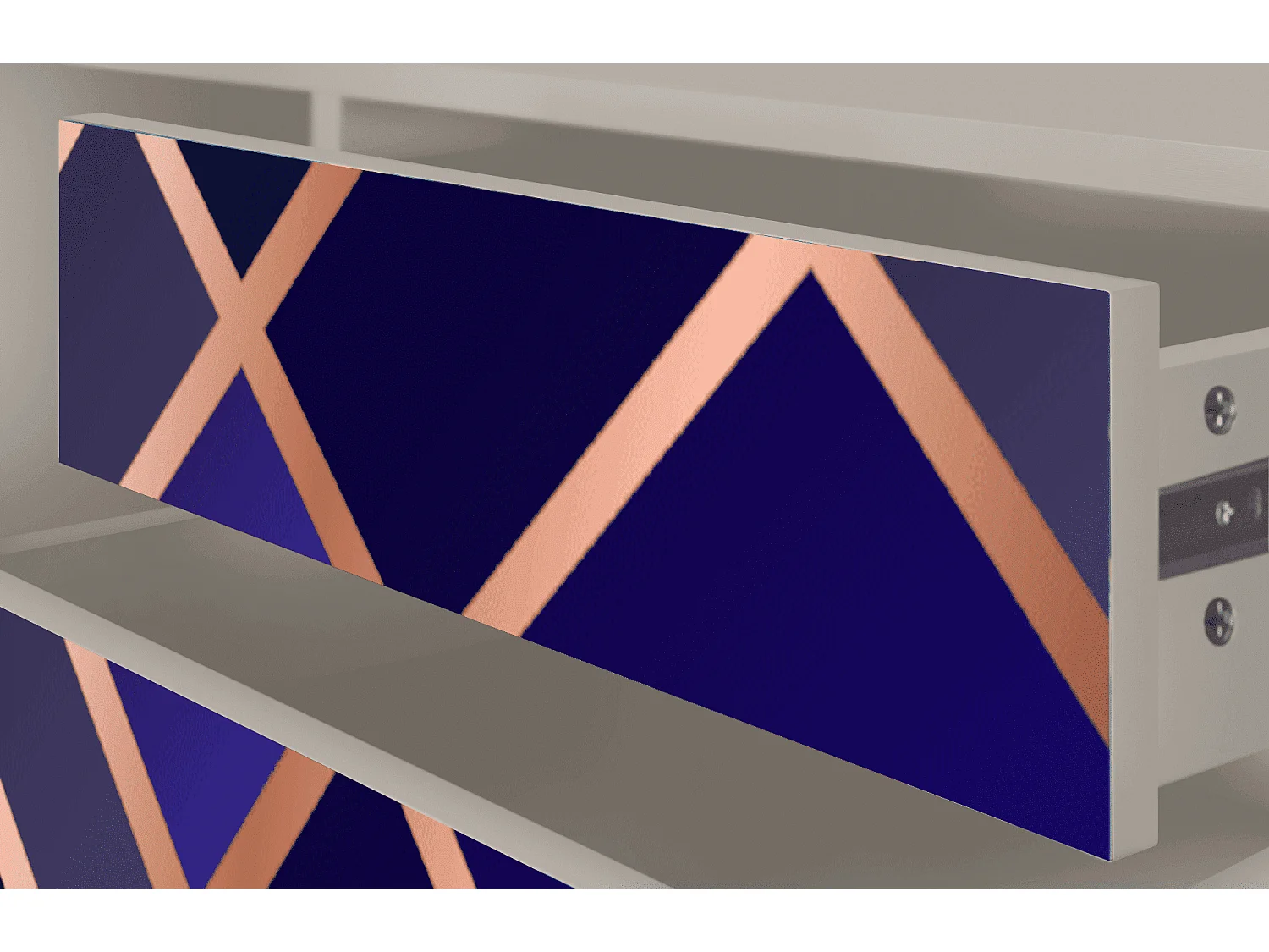 TV-meubel - 170х59х48 cm - T4 - Aquamarine Getsby, Zand