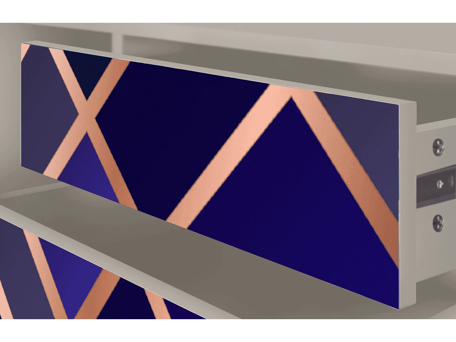 Meuble TV - 170х59х48 cm - T4 - Aquamarine Getsby, Sable