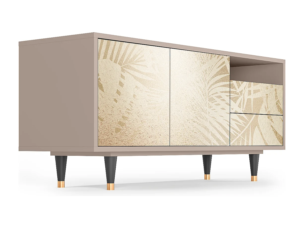 Mueble de TV - 125х56х41 cm - T7 - Plant of the Dessert, Latte