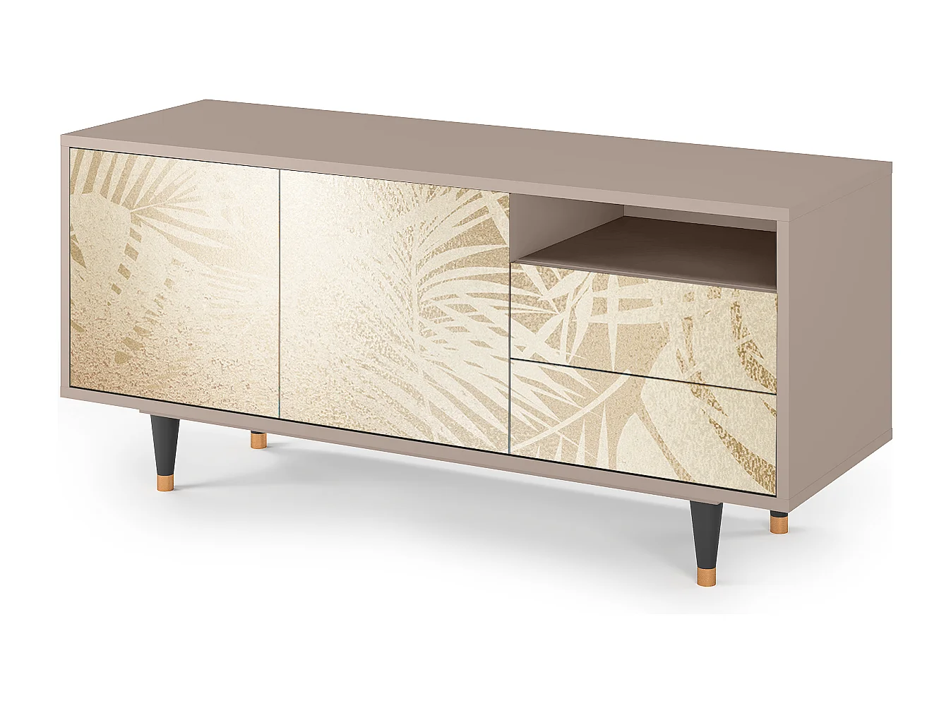 Meuble TV - 125х56х41 cm - T7 - Plant of the Dessert, Latte