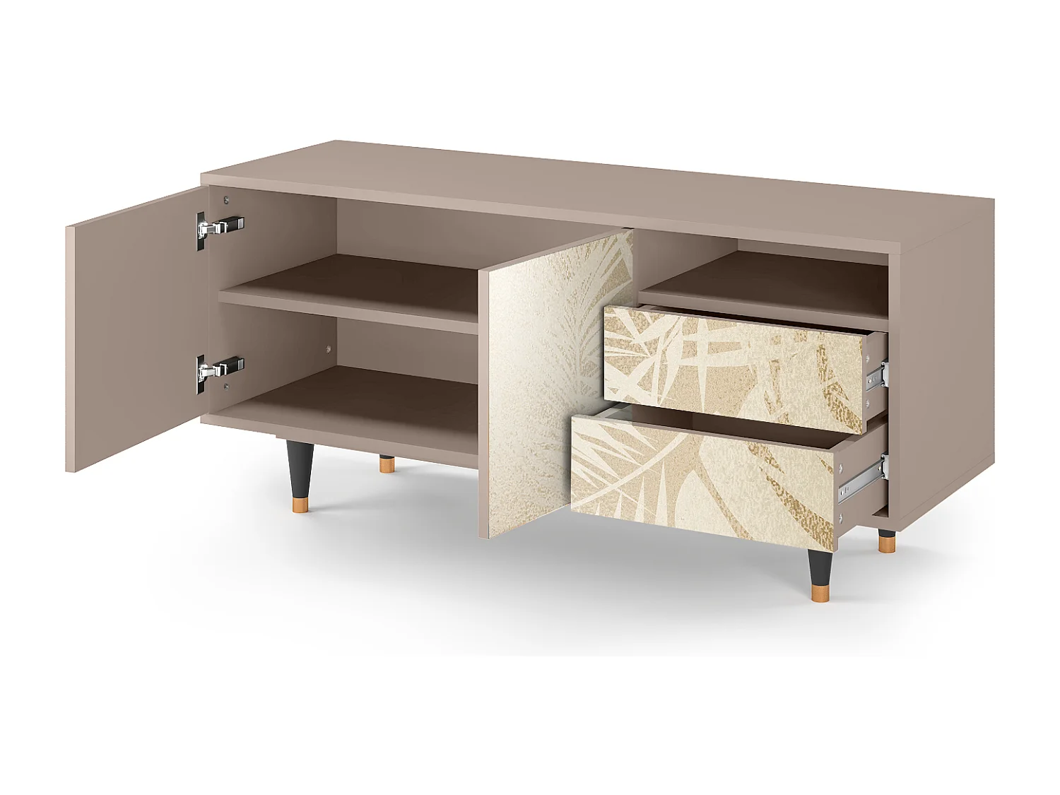 Meuble TV - 125х56х41 cm - T7 - Plant of the Dessert, Latte