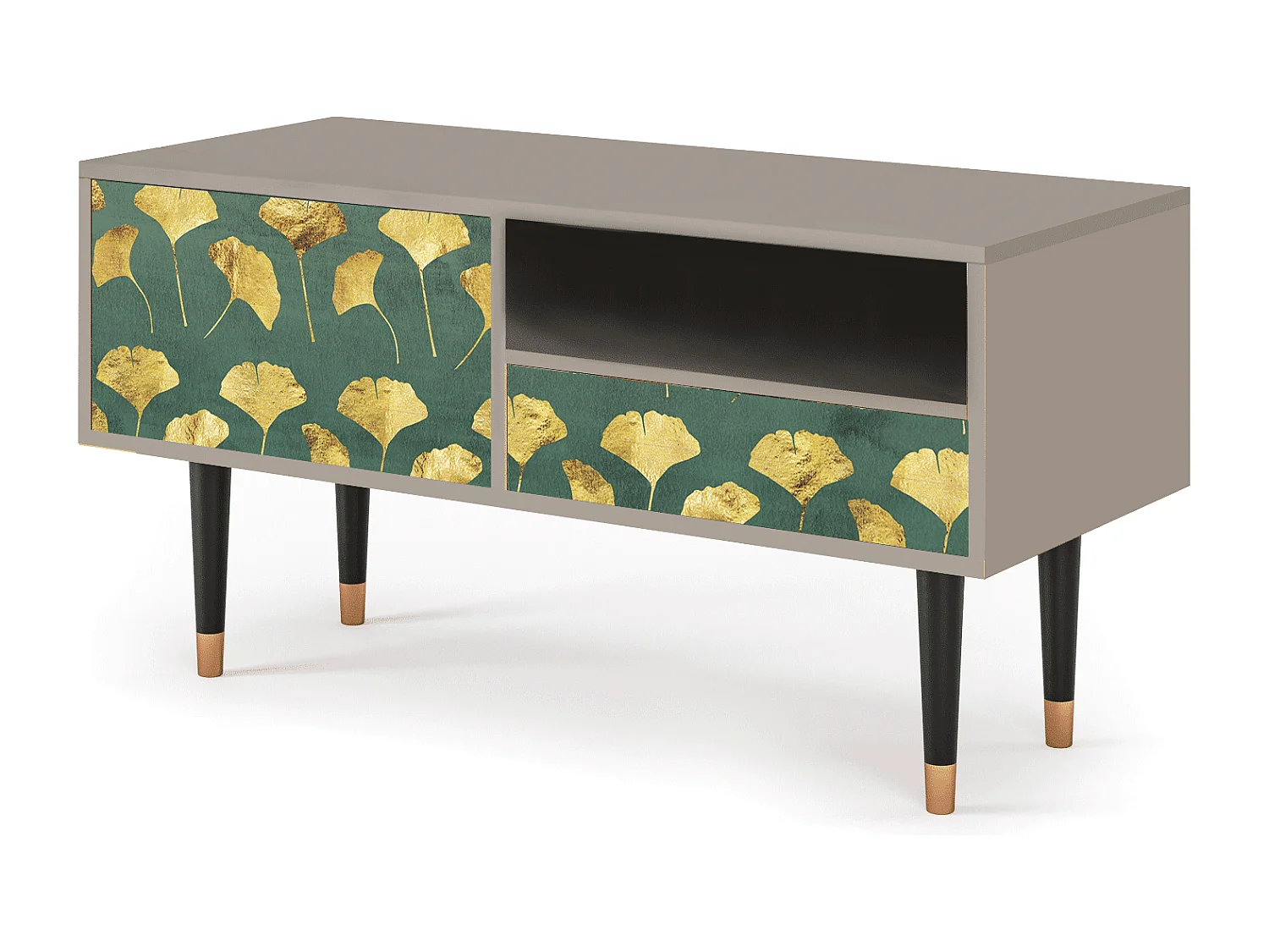 Mobile TV - 115х59х48 cm - T3 - Gingko leaves, Sabbia