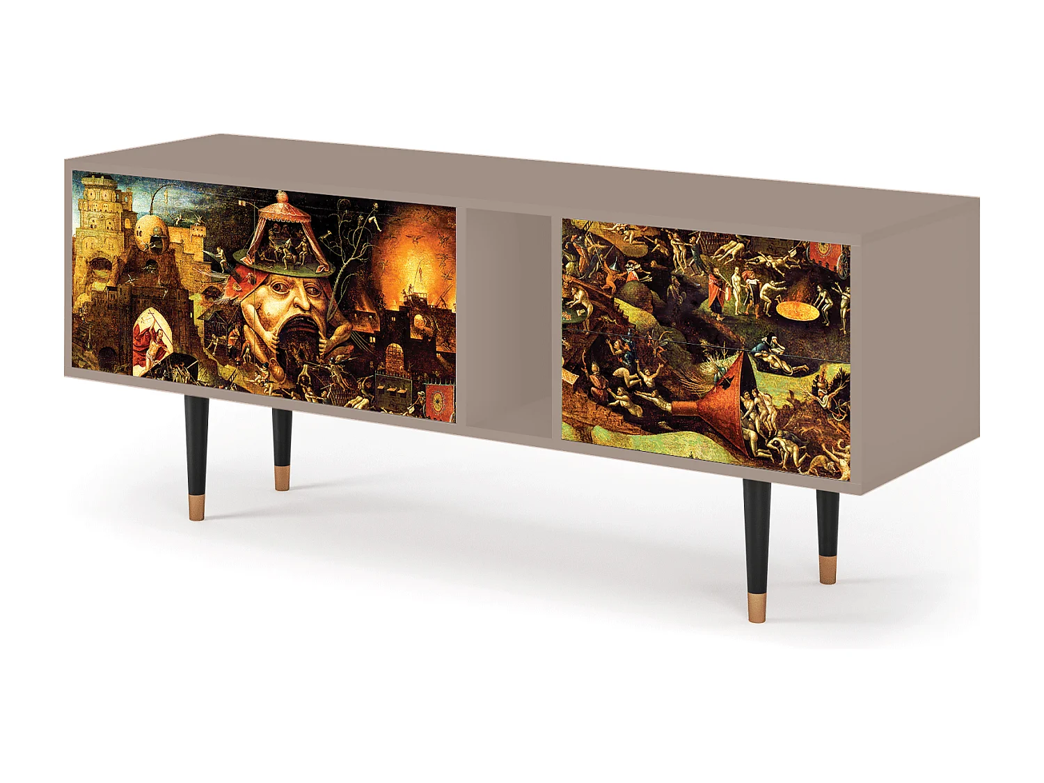 Mobile TV - 170х69х48 cm - T1 - Christ in Limbo, Latte