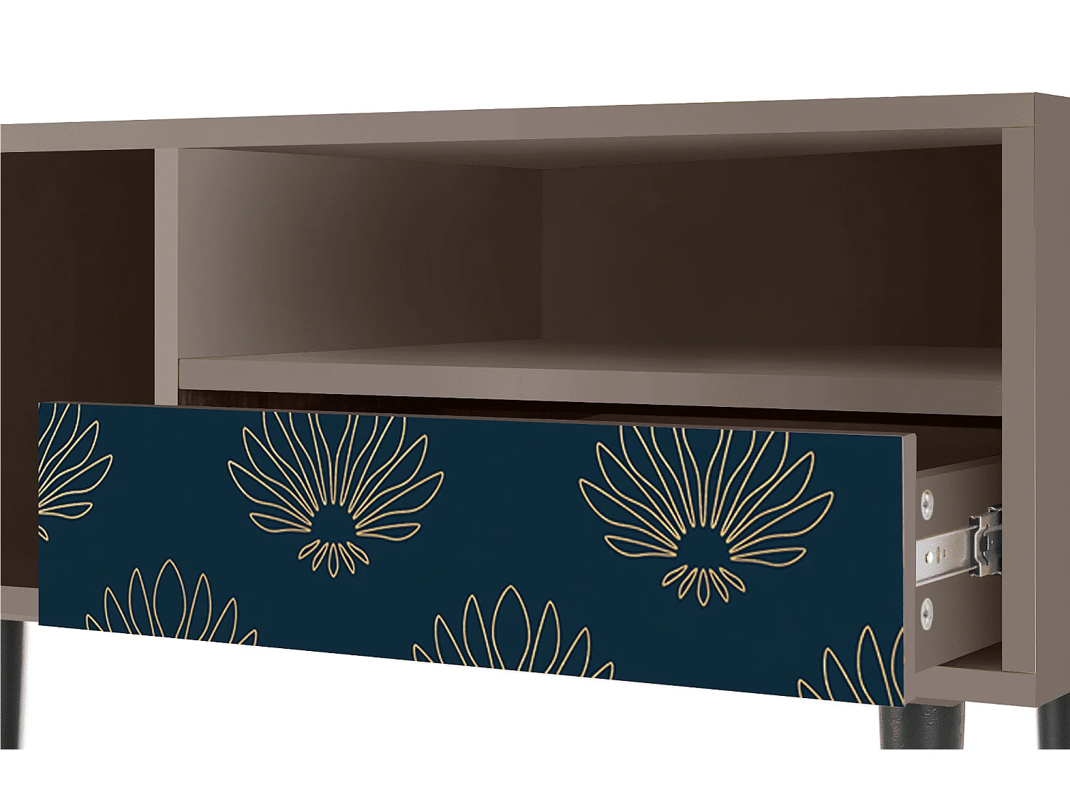 TV-meubel - 115х59х48 cm - T3 - Blue Lotus, Latte