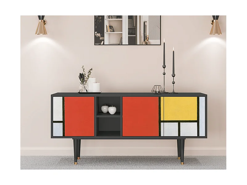 TV-Möbel - 150х69х41 cm - T5 - Composition, Anthrazit