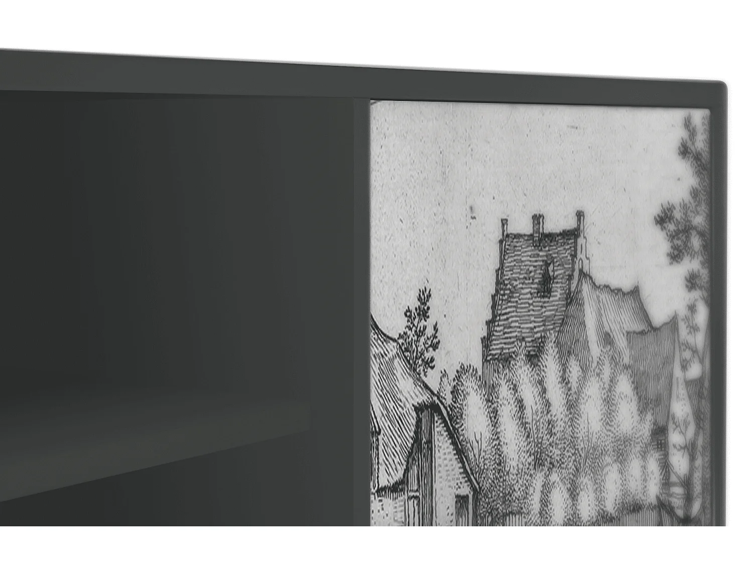 TV-meubel - 170х69х48 cm - T2 - Farms in a Village, Antraciet