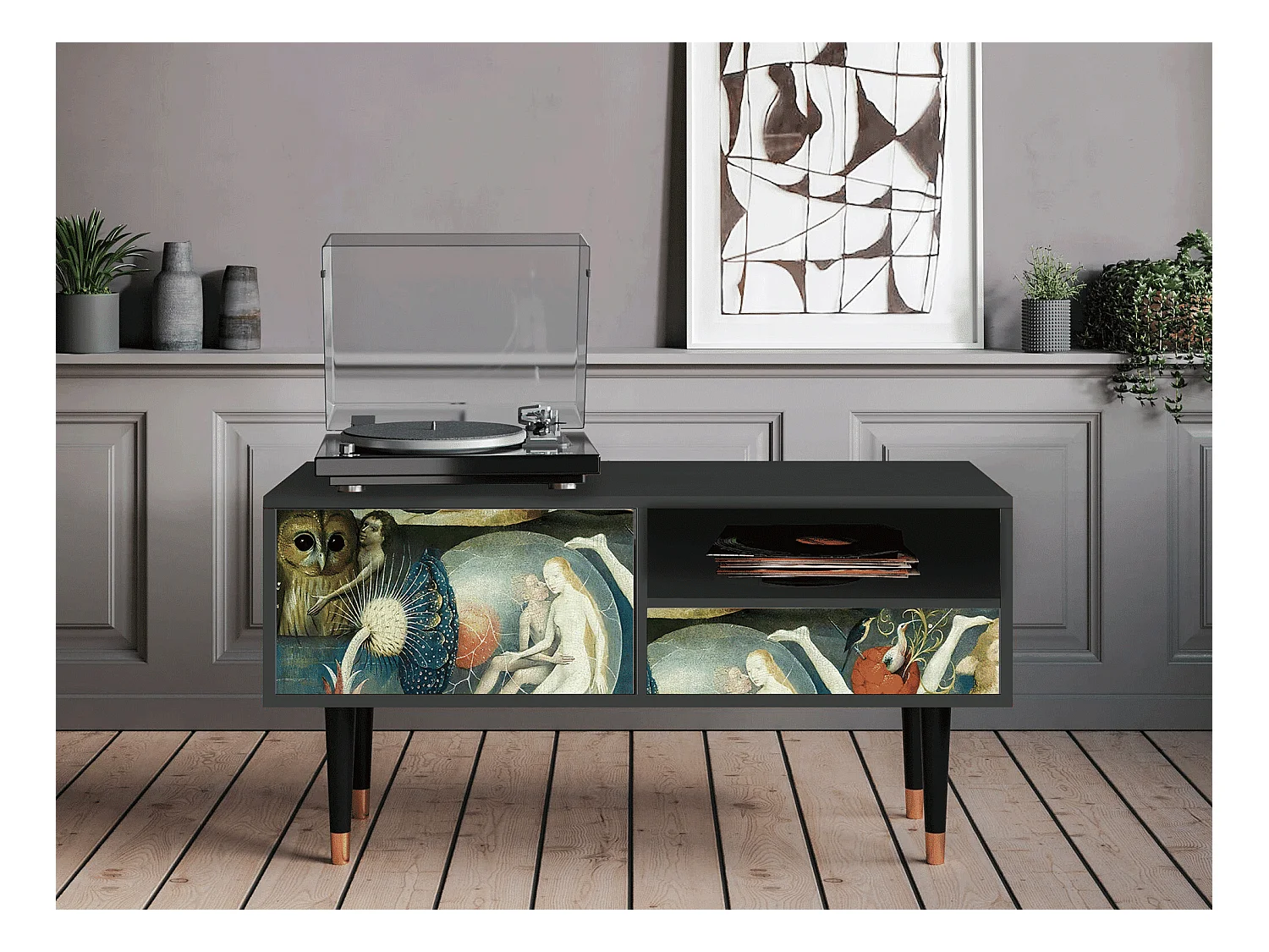 Meuble TV - 115х59х48 cm - T3 - The Garden Of by Bosch, Anthracite