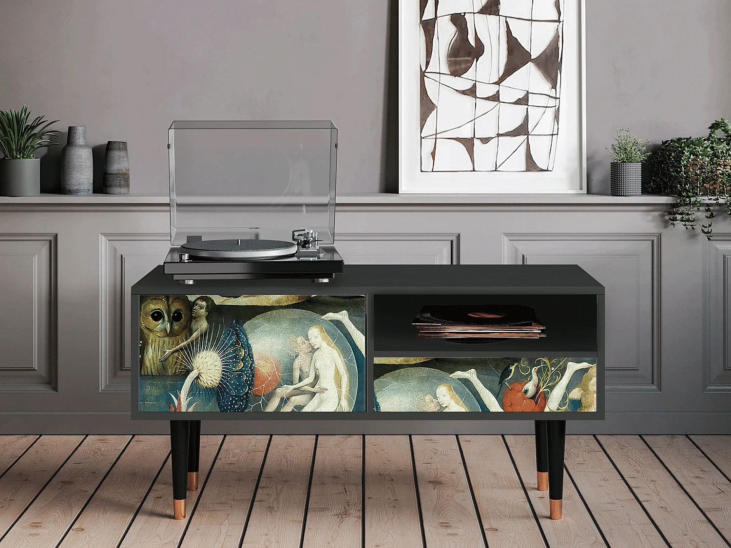 Meuble TV - 115х59х48 cm - T3 - The Garden Of by Bosch, Anthracite