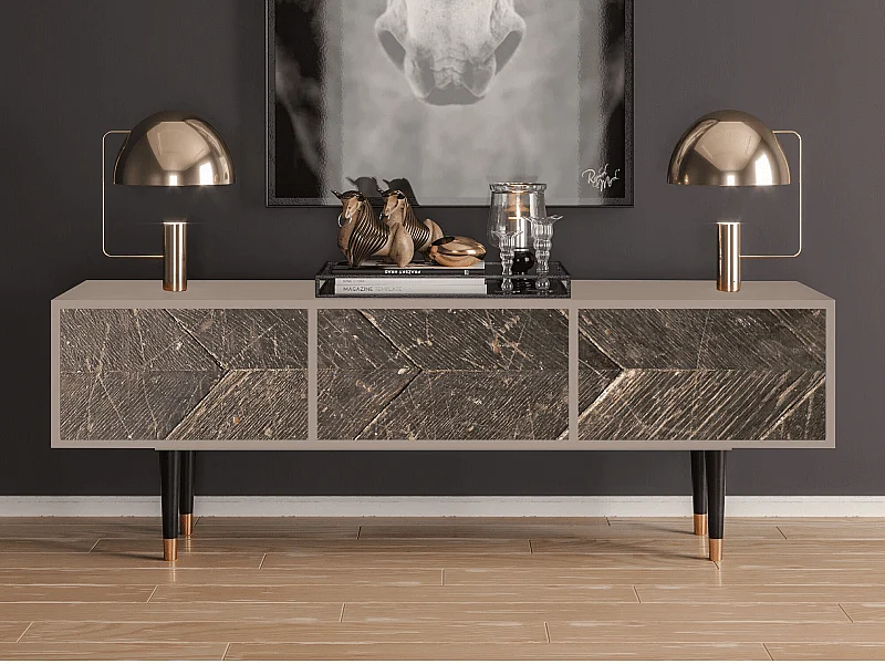 Mobile TV - 170х59х48 cm - T4 - Wise Tree, Latte