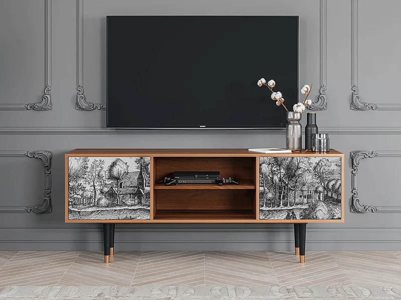 Szafka RTV - 170х69х48 cm - T2 - A Pond, Orzech