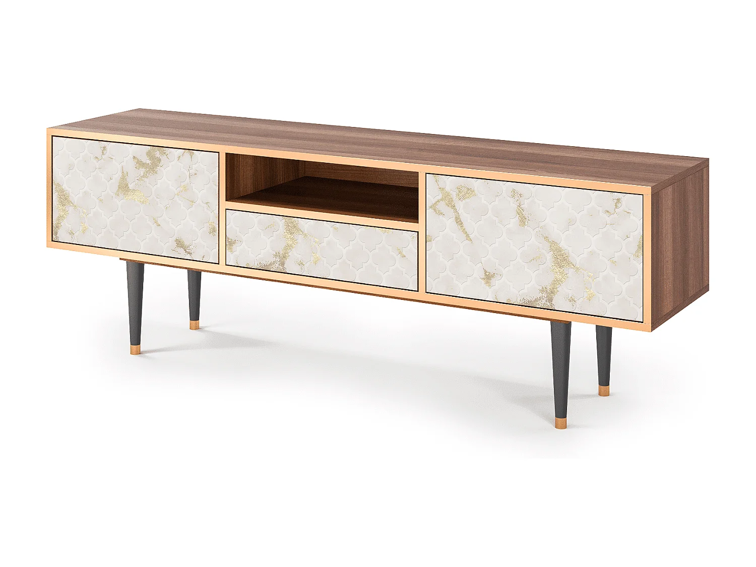 TV-Möbel - 170х59х41 cm - T6 - Sahara desert, Walnuss