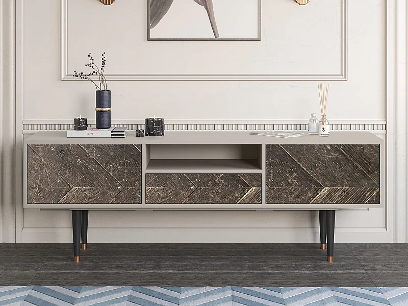 Meuble TV - 170х59х41 cm - T6 - Wise Tree, Sable