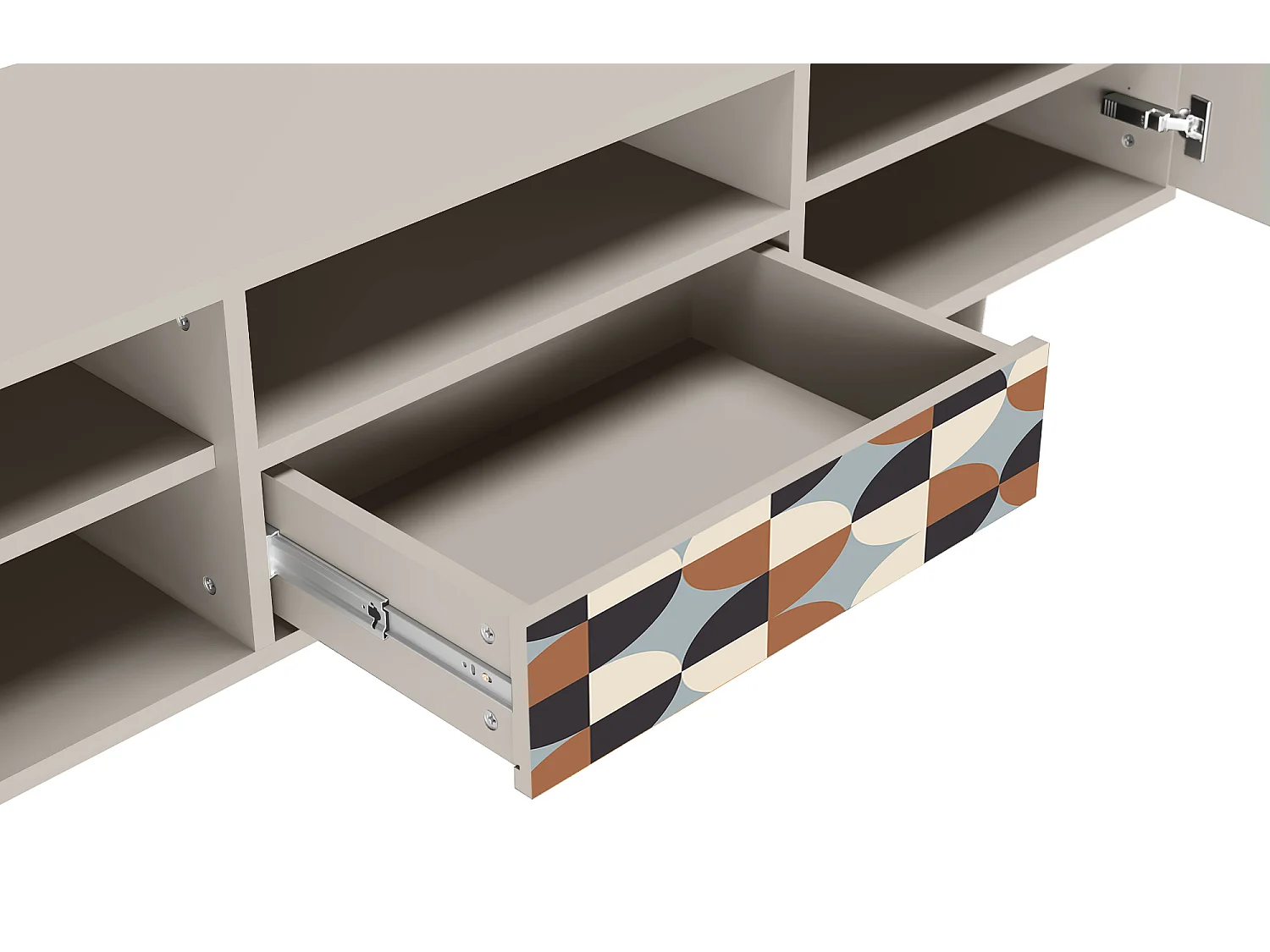 Meuble TV - 170х59х41 cm - T6 - Brown Sensation, Sable