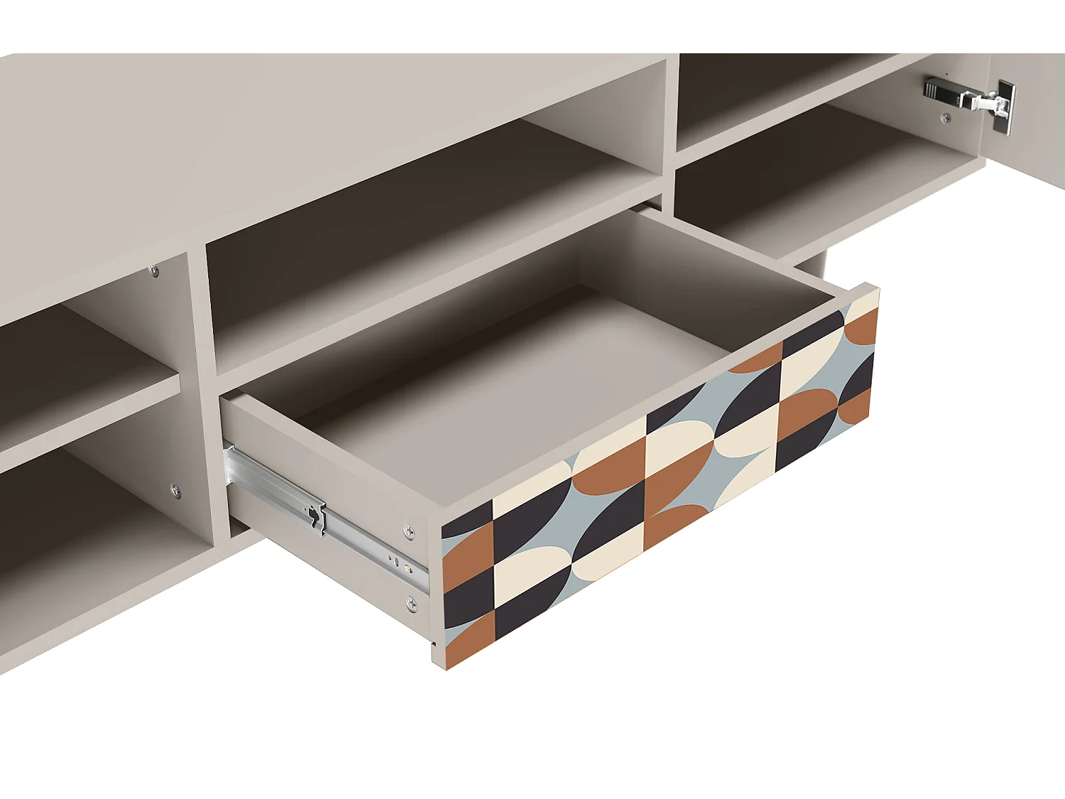 Meuble TV - 170х59х41 cm - T6 - Brown Sensation, Sable