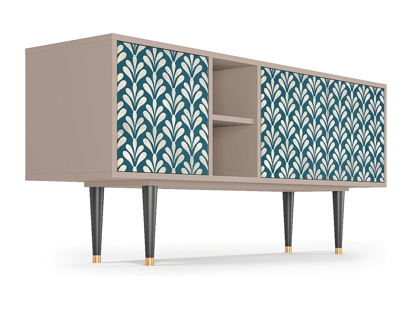 Meuble TV - 150х69х41 cm - T5 - Milky Tears, Latte