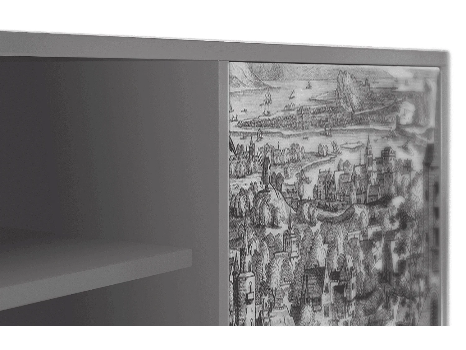 Mueble de TV - 170х69х48 cm - T2 - Departure, Gris