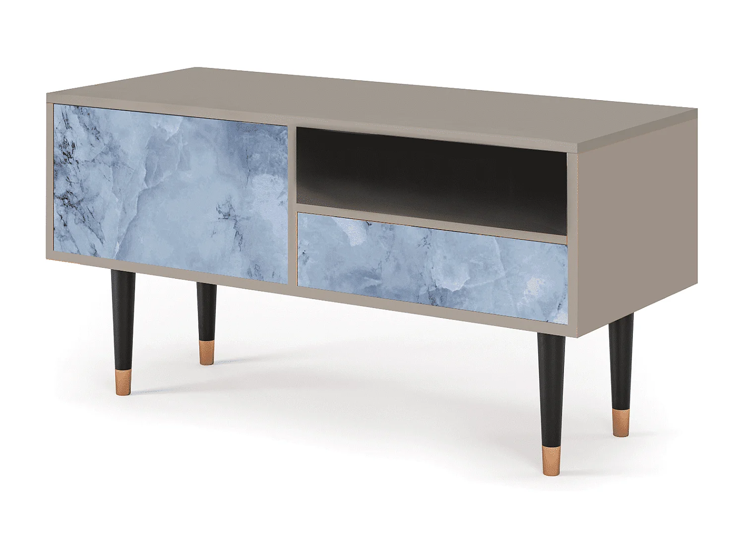 TV-Möbel - 115х59х48 cm - T3 - Feather Ice, Sand