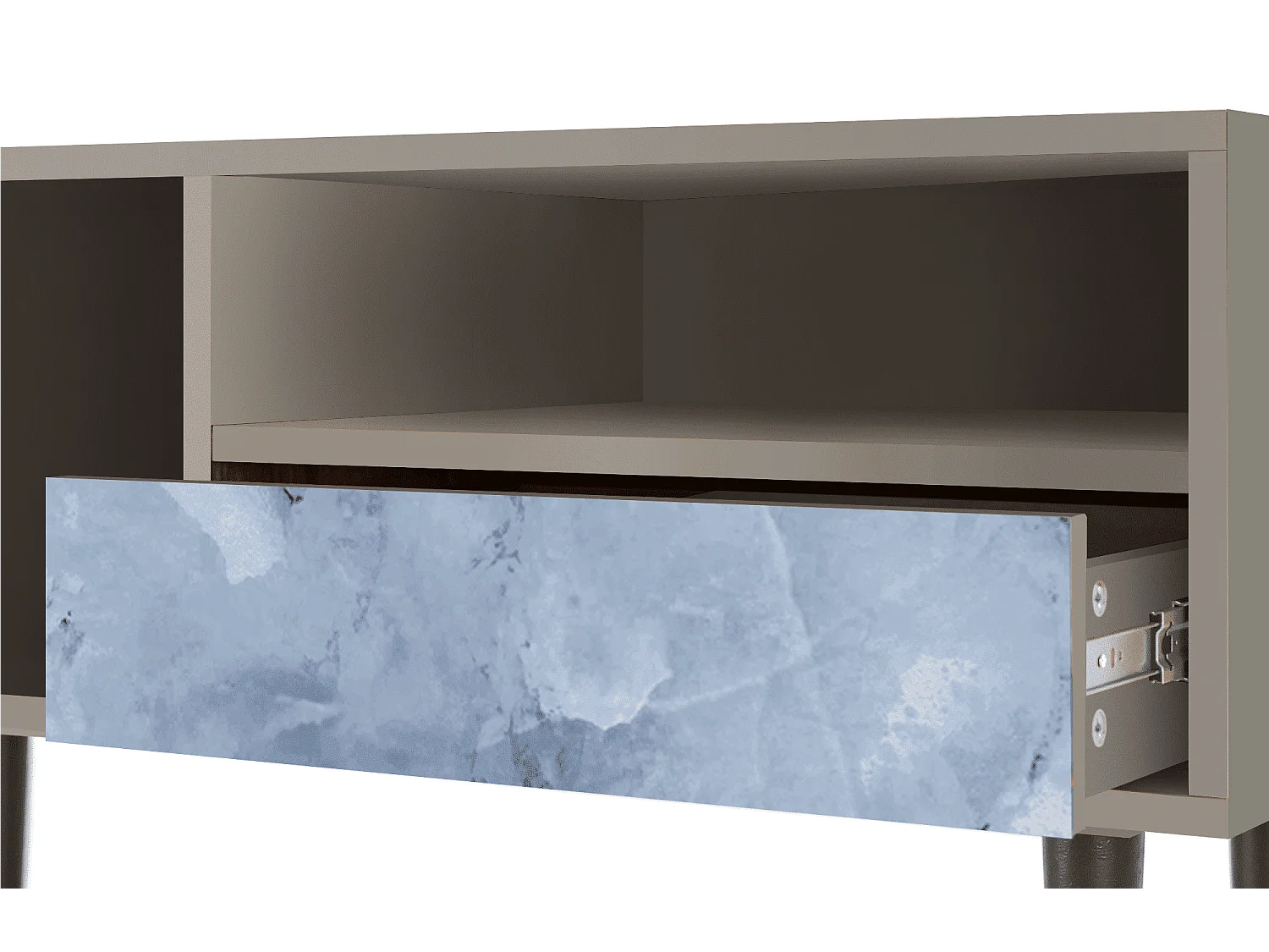 Mobile TV - 115х59х48 cm - T3 - Feather Ice, Sabbia