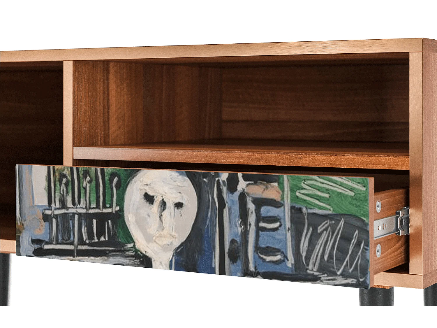 Mueble de TV - 115х59х48 cm - T3 - The Studio , Nogal