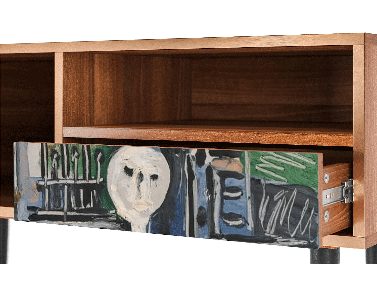 Mobile TV - 115х59х48 cm - T3 - The Studio , Noce