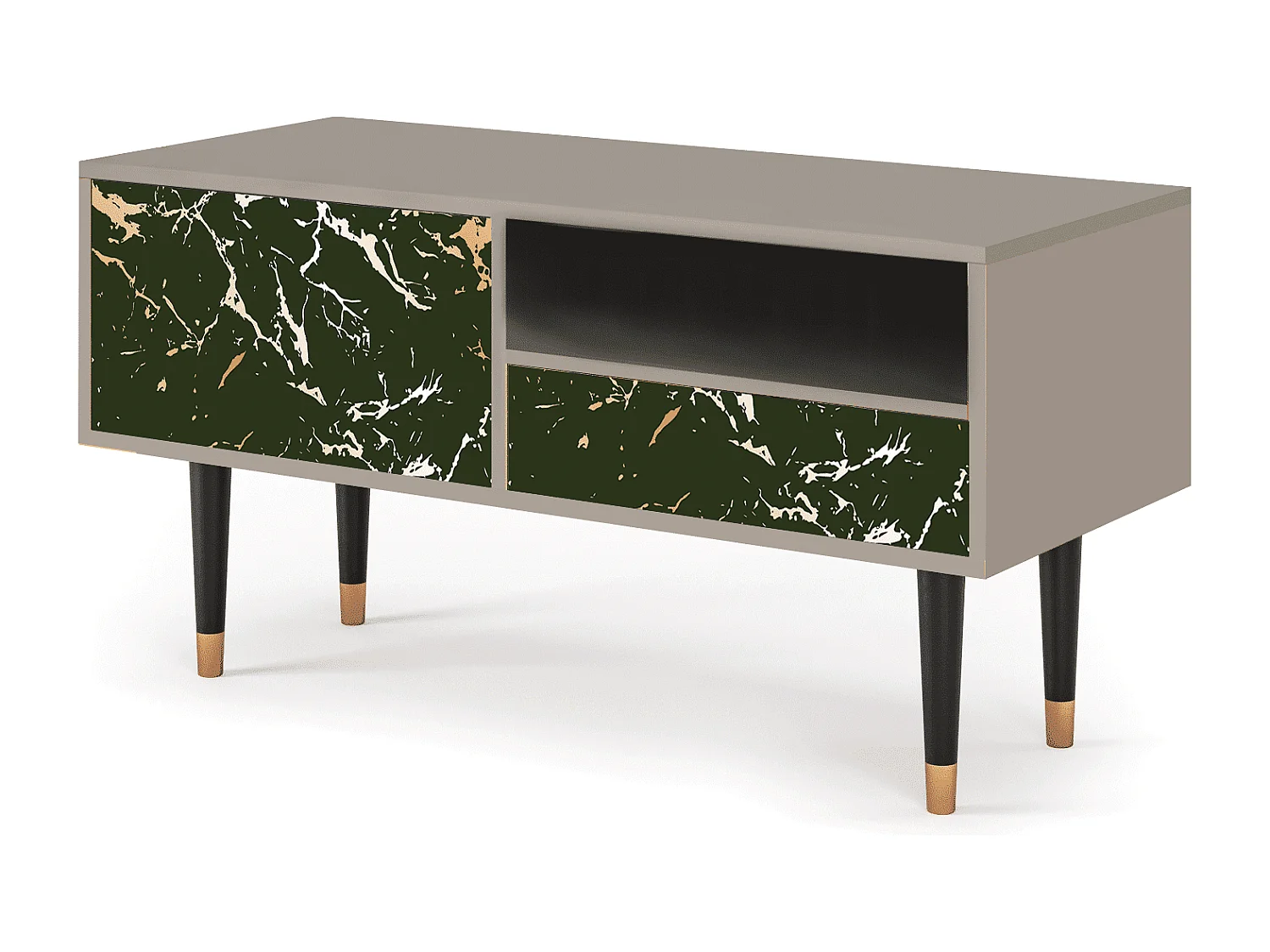 Meuble TV - 115х59х48 cm - T3 - Amazon Forest, Sable