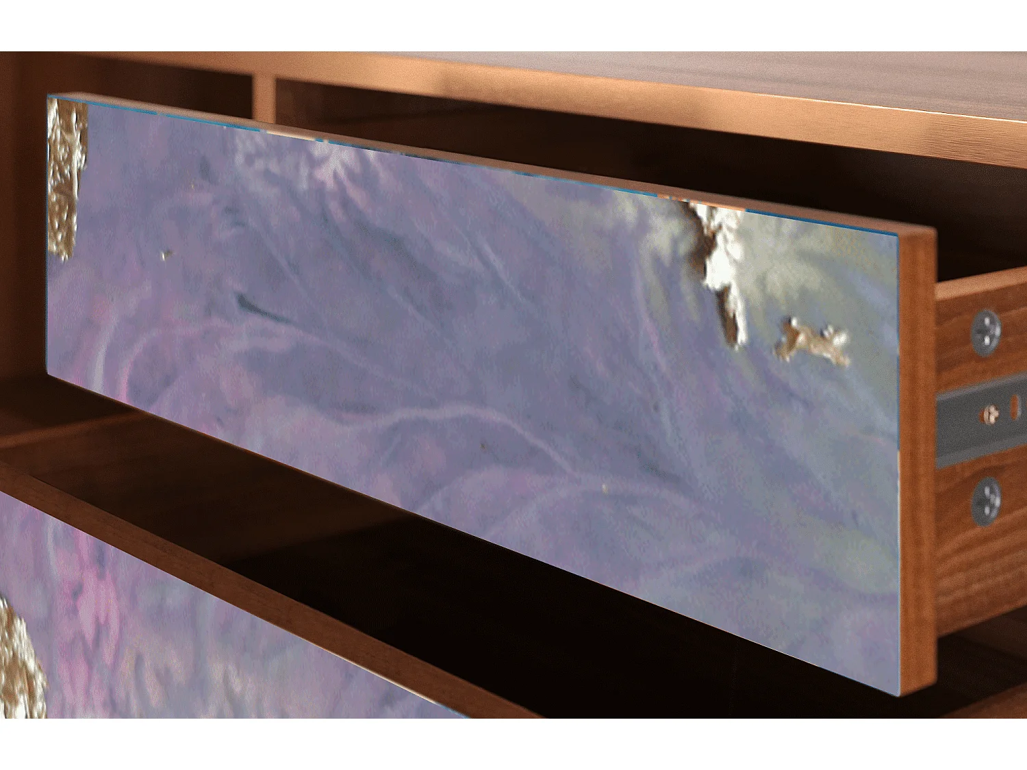 Meuble TV - 170х59х48 cm - T4 - Planet Earth, Noyer