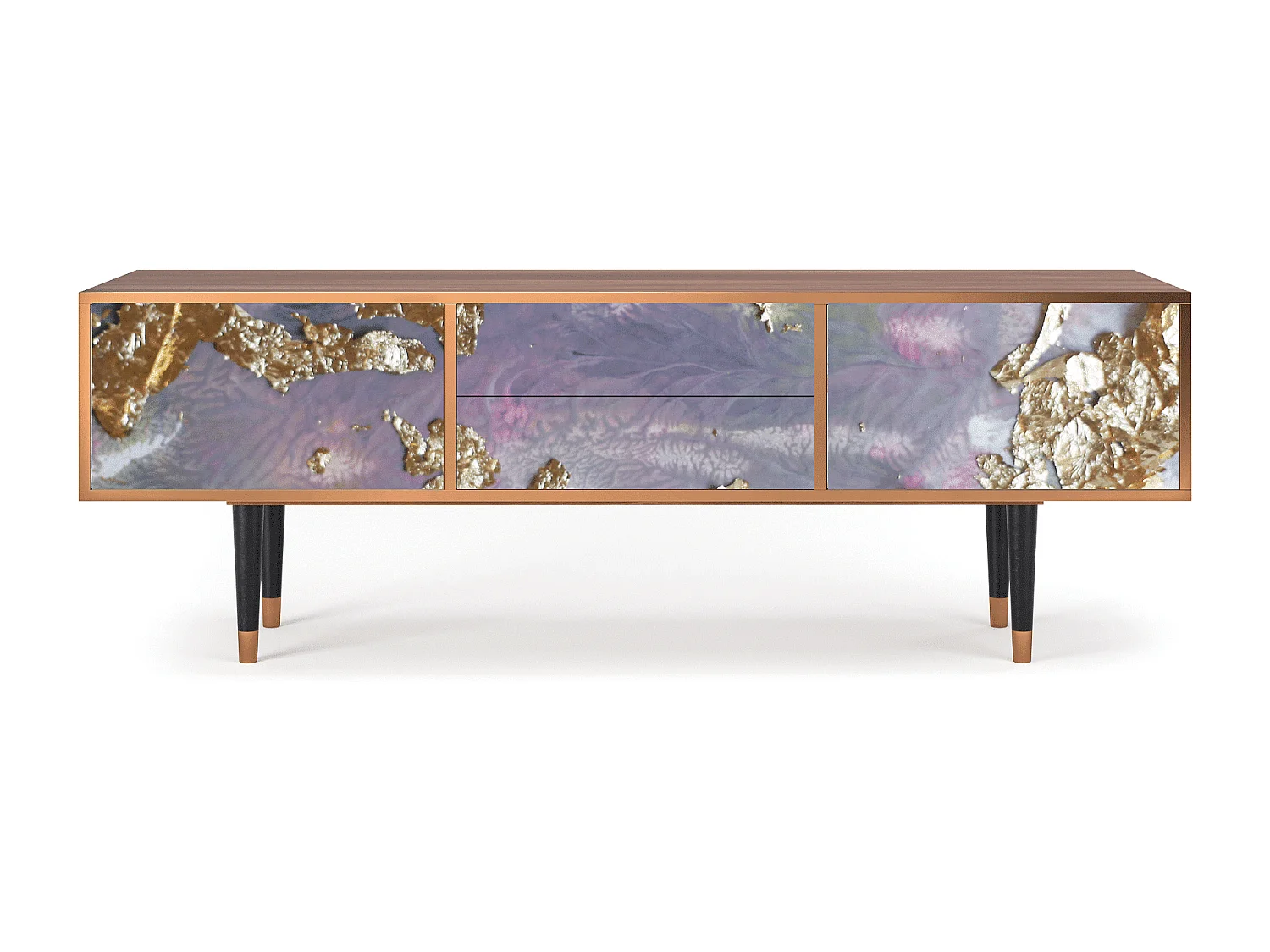 Meuble TV - 170х59х48 cm - T4 - Planet Earth, Noyer