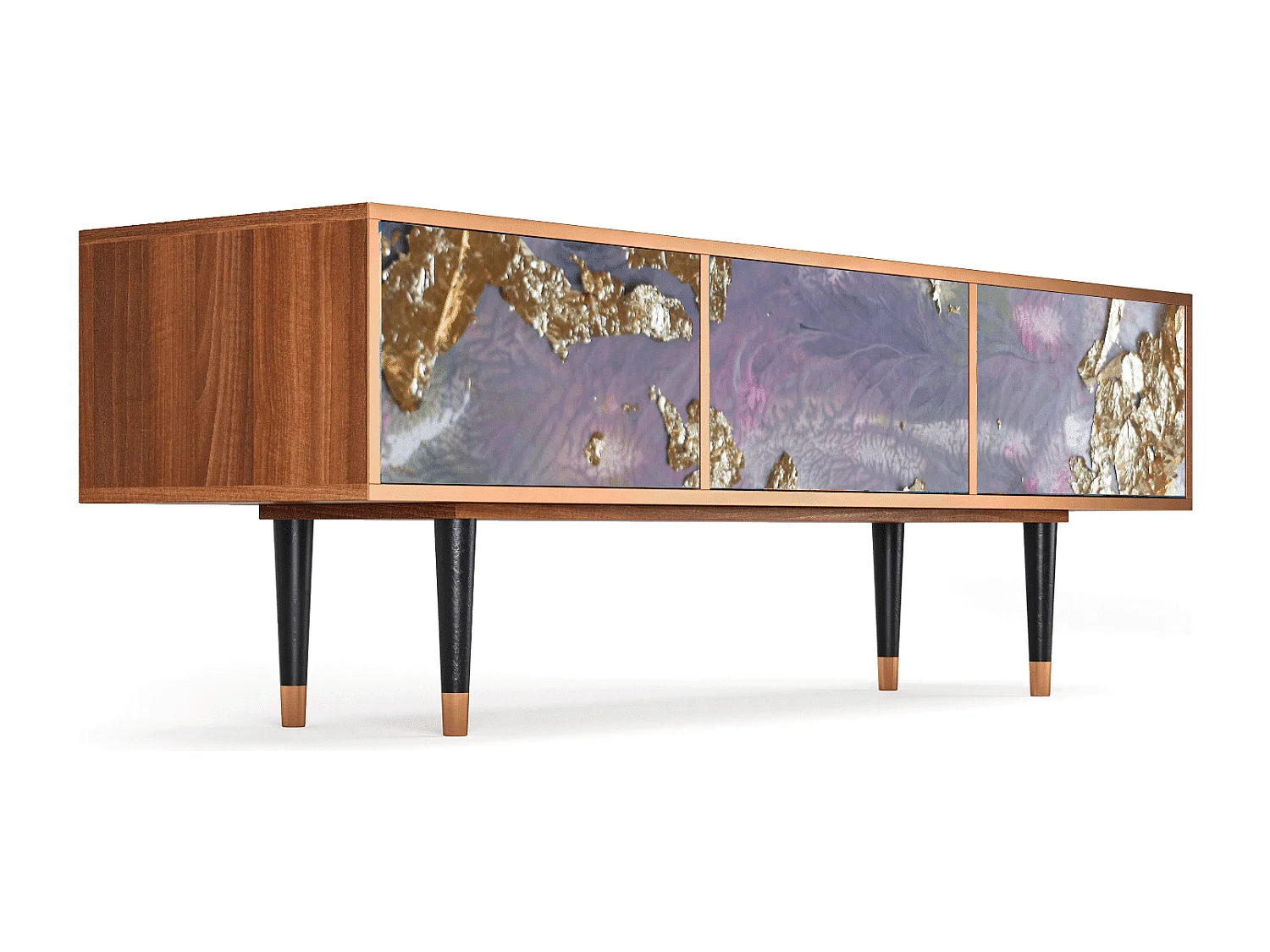 Meuble TV - 170х59х48 cm - T4 - Planet Earth, Noyer