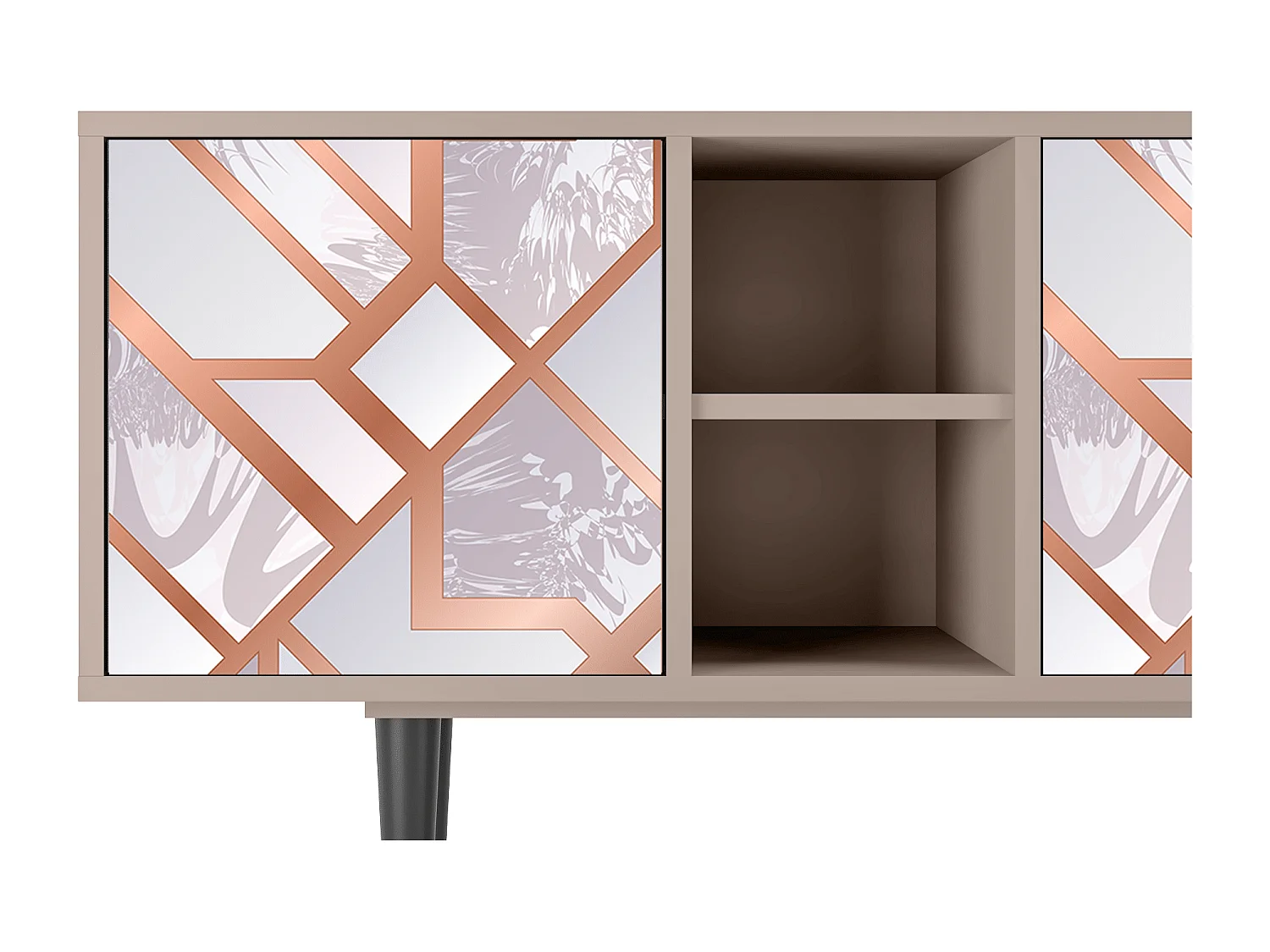 Meuble TV - 150х69х41 cm - T5 - Pastel Fairytale, Latte