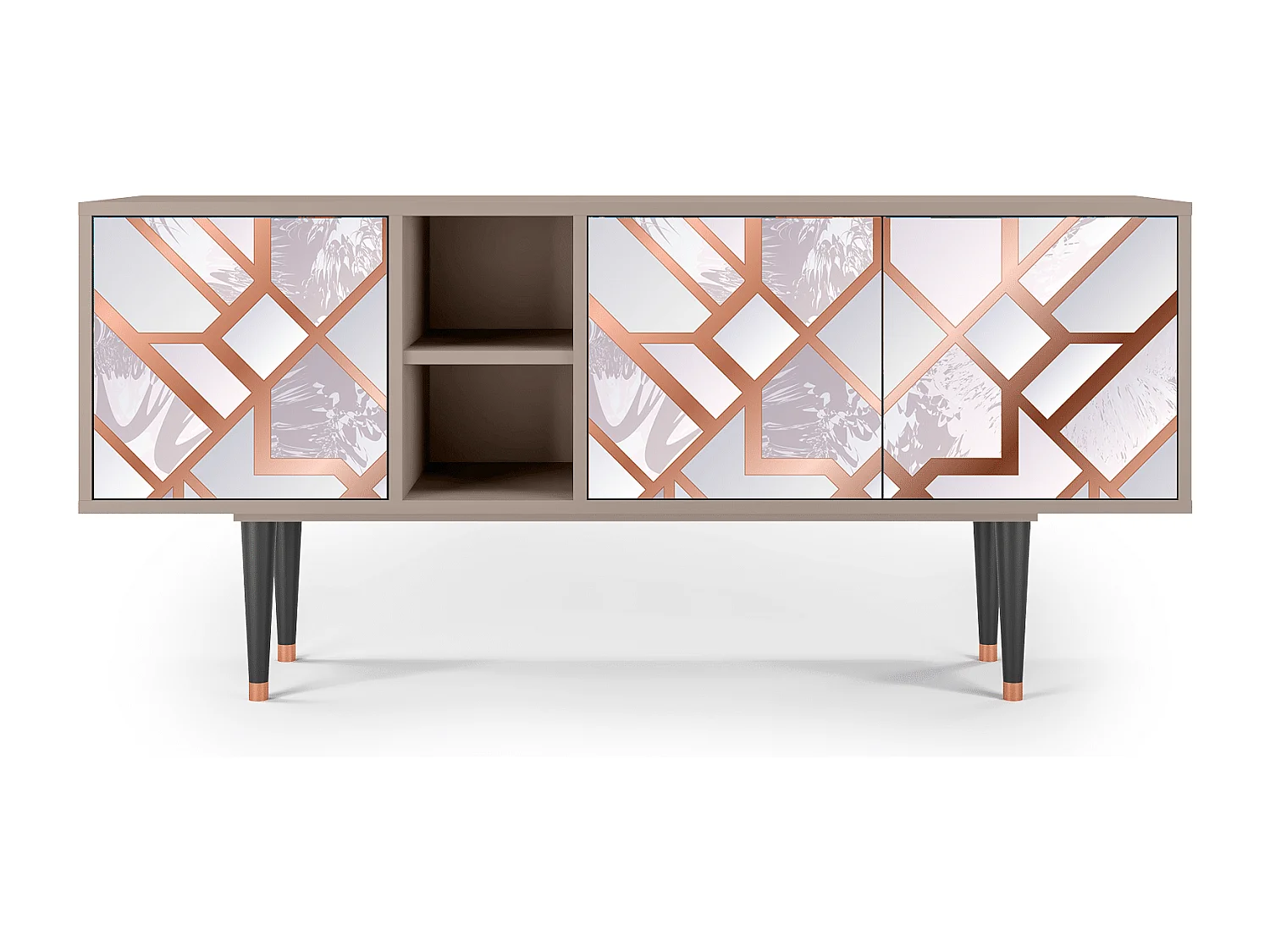 Mueble de TV - 150х69х41 cm - T5 - Pastel Fairytale, Latte