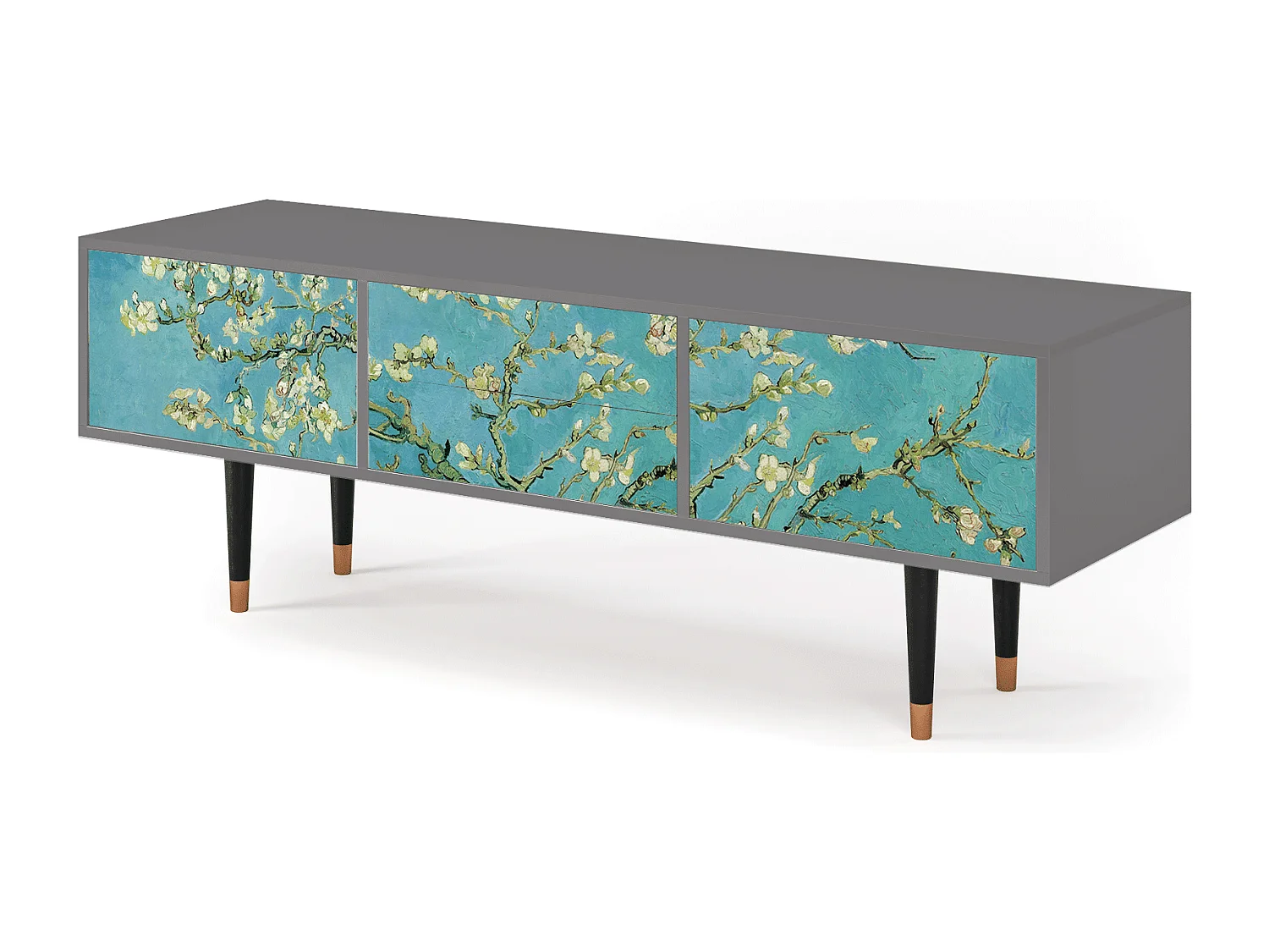 TV-Möbel - 170х59х48 cm - T4 - Almond Blossom, Grau