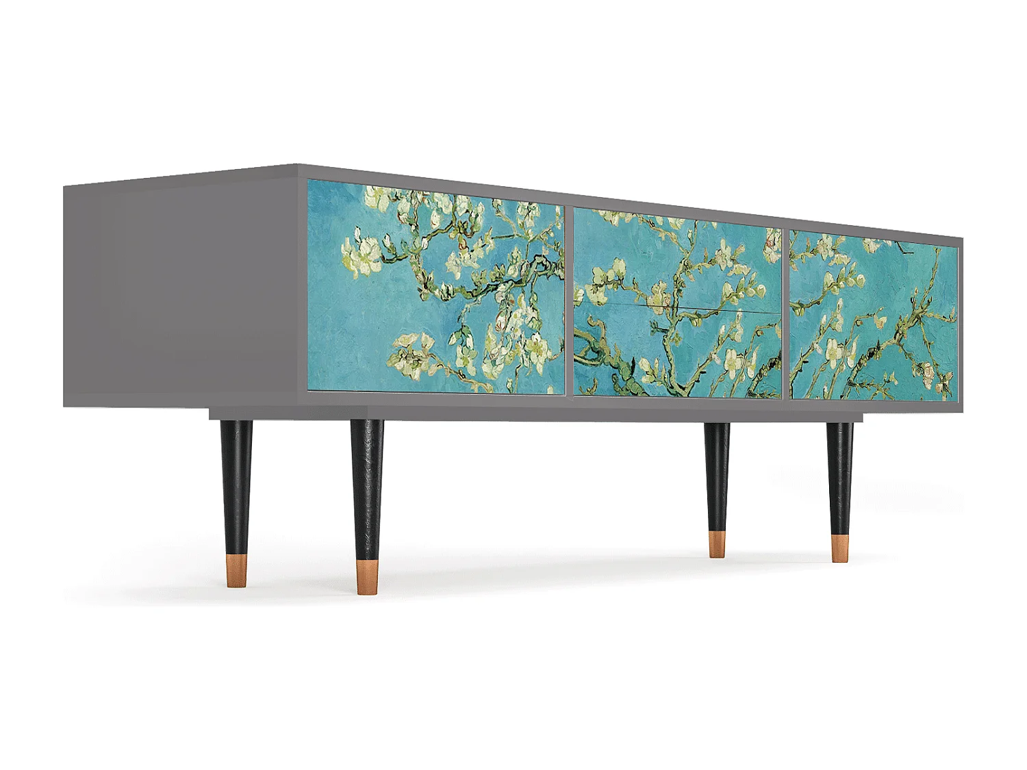 Meuble TV - 170х59х48 cm - T4 - Almond Blossom, Gris