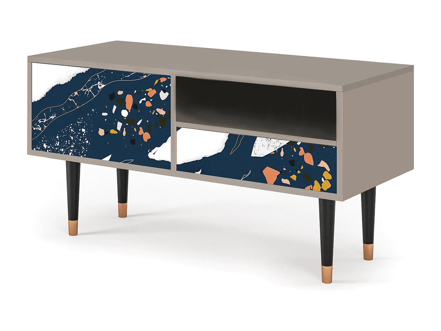 Mobile TV - 115х59х48 cm - T3 - Nude Iceberg, Sabbia