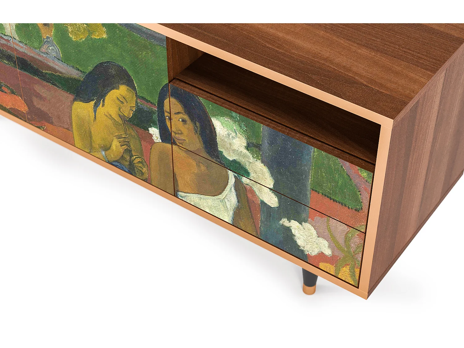 TV-meubel - 125х56х41 cm - T7 - Arearea , Walnoot