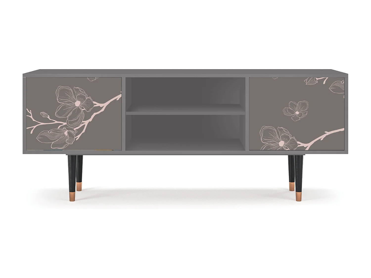 Meuble TV - 170х69х48 cm - T2 - Cherry Blossom, Gris