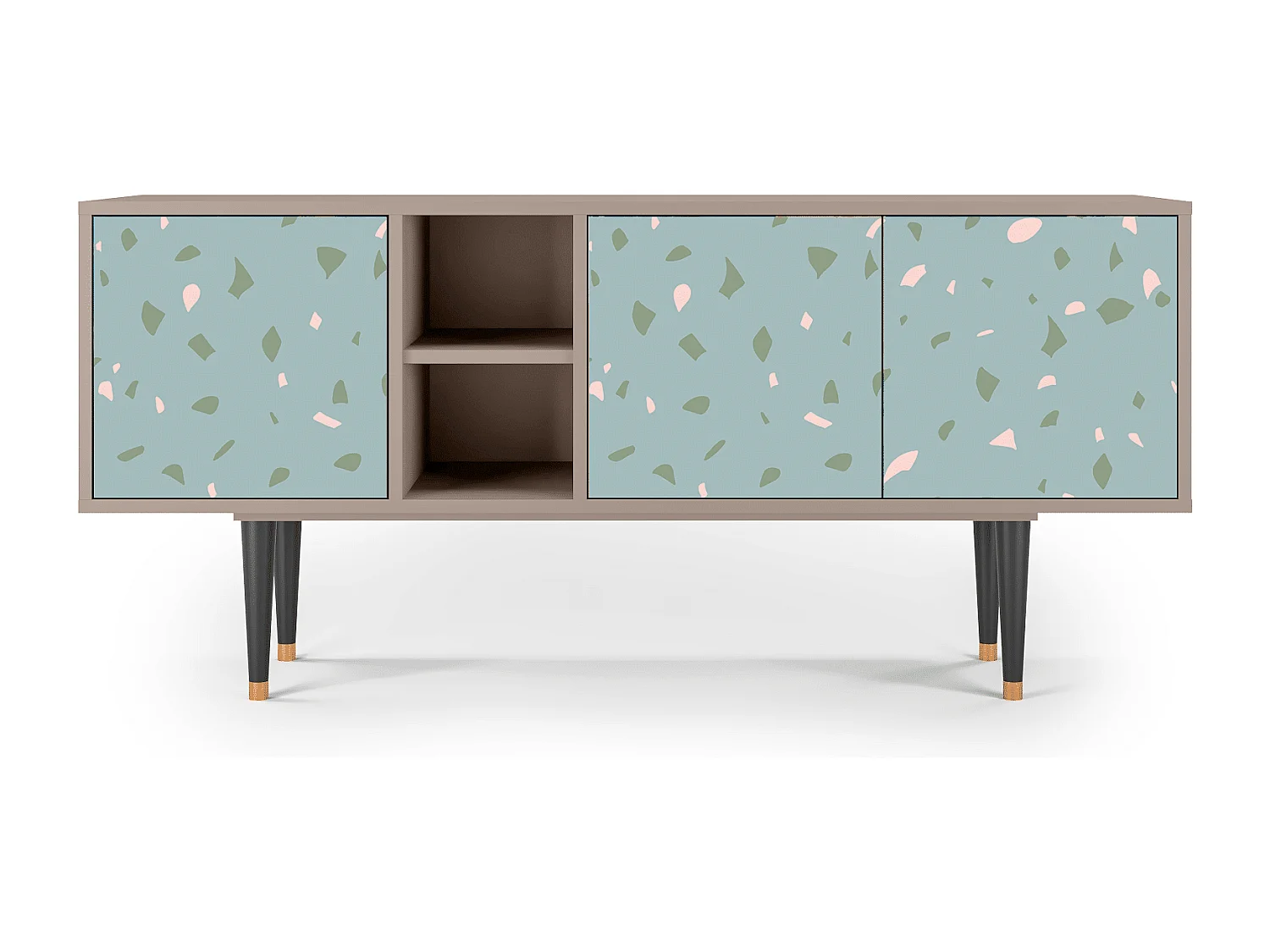 Meuble TV - 150х69х41 cm - T5 - Blue Drops, Latte