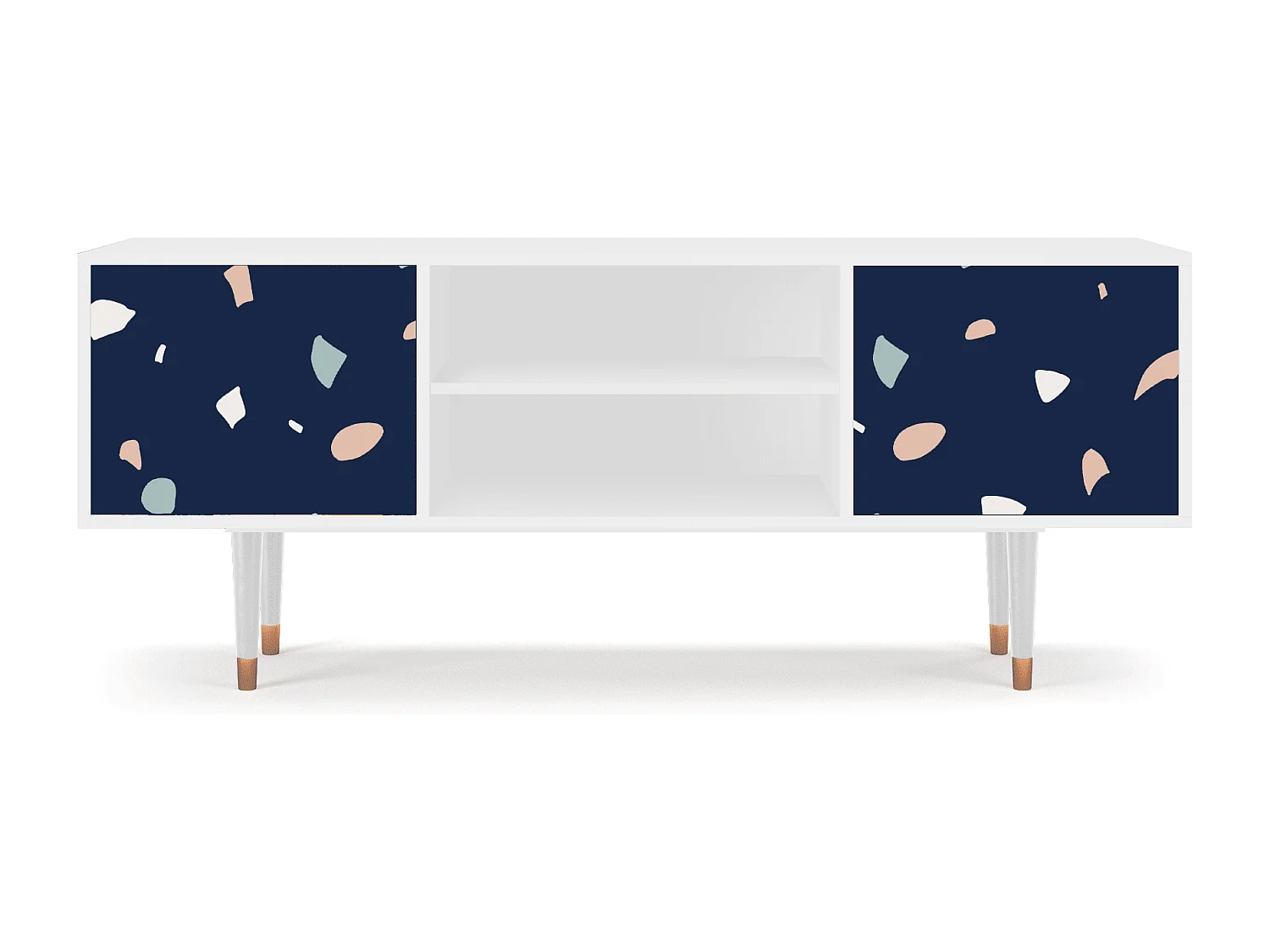 TV-meubel - 170х69х48 cm - T2 - Space Satellites, Wit