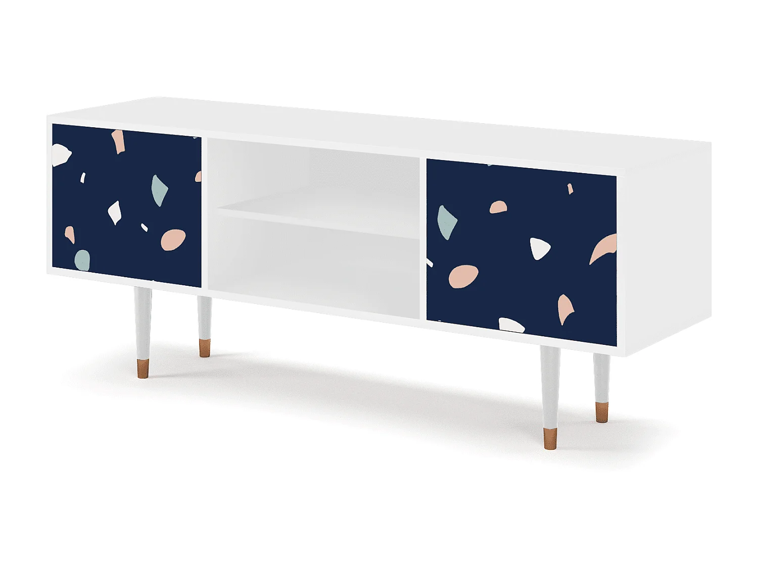 TV-meubel - 170х69х48 cm - T2 - Space Satellites, Wit